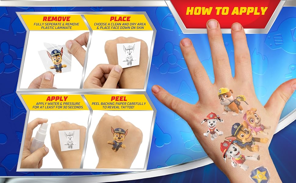 Boys Temporary Tattoos