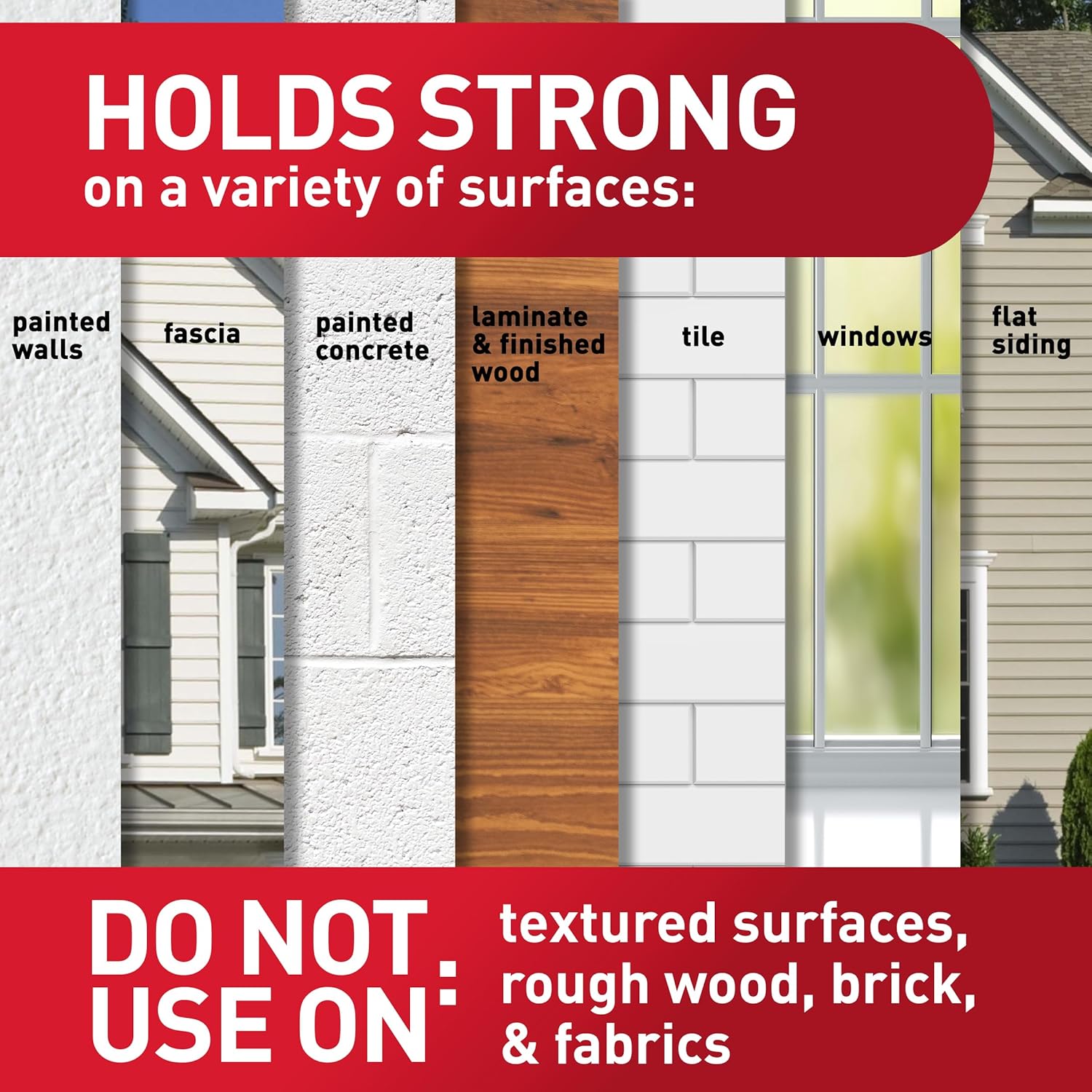 Command Outdoor Light Clips, 20 Clear Clips and 24 Command Strips, Damage-Free Hanging Christmas Decorations with Weather Resistant Strips, Wall Clips for Hanging Outdoor Lights and Cable Management - Image 6