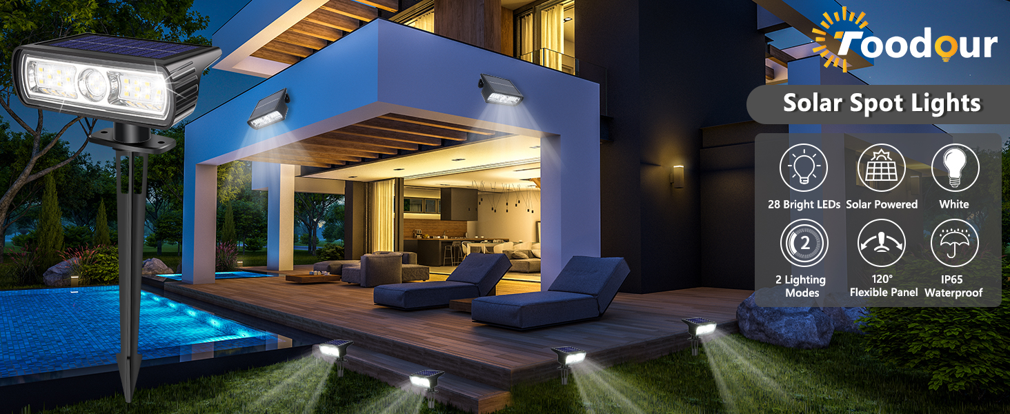 solar spot lights