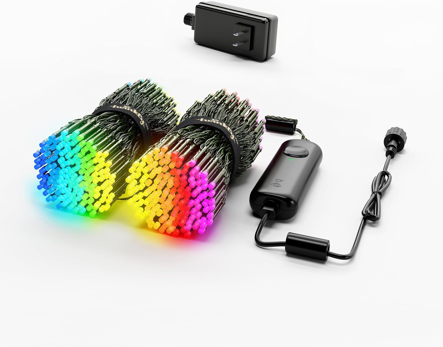 Twinkly Strings 600 LED RGB, LED Light String, Smart Multicolor LED Lights, Christmas Lights, Mappable LEDs, IP44, Green Wire, Packaging May Vary, 157.5ft - Image 8