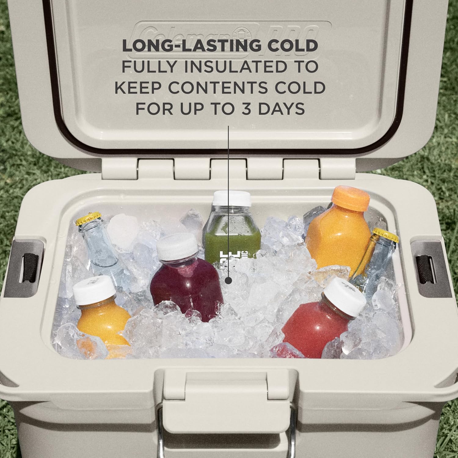 Coleman Pro Heavy-Duty 25qt Ultra-Light Premium Hard Cooler, Extra-Thick Insulation Keeps Ice up to 3 Days, 36-Can Capacity - Image 3