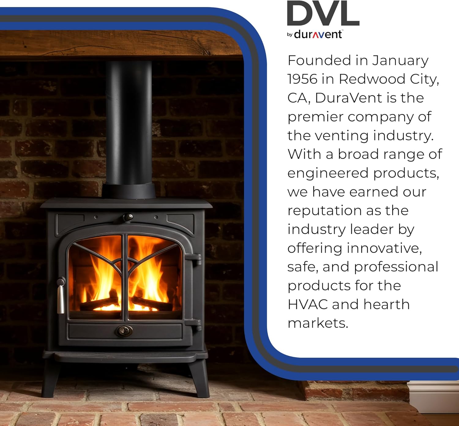 DuraVent DVL Double-Wall Chimney Stove Pipe, 6" x 48" - Galvanized Steel Vent and Exhaust Connector for Wood, Oil, Coal or Gas Stoves, Quick Install, Draft-Enhancing Venting Stovepipe - Image 5