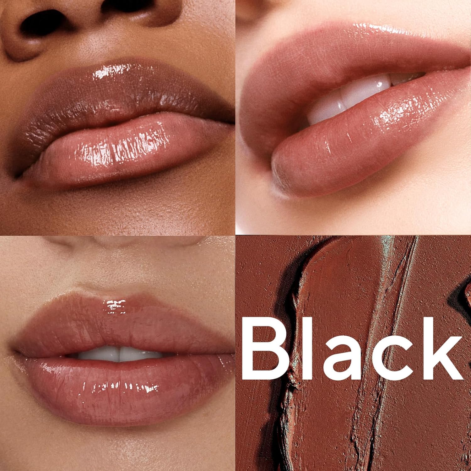 Honey Lipstick Tinted Lip Balm, Sheer Lightweight Lip Stain for All Skin Tones, Moisturizing Nourishing Lipstick for Women All Skin Tones, a Hint of Natural Cherry Tint, Pack of Black & Pink - Image 6