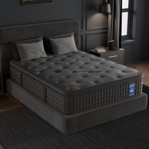 Queen Mattress,10 Inch Hybrid Queen Mattresses with Memory Foam & Pocket Spring,Superior Hybrid Mattress with Gel Memory Foam or Back & Lumbar Support,100 Night Trial, Fiberglass Free.