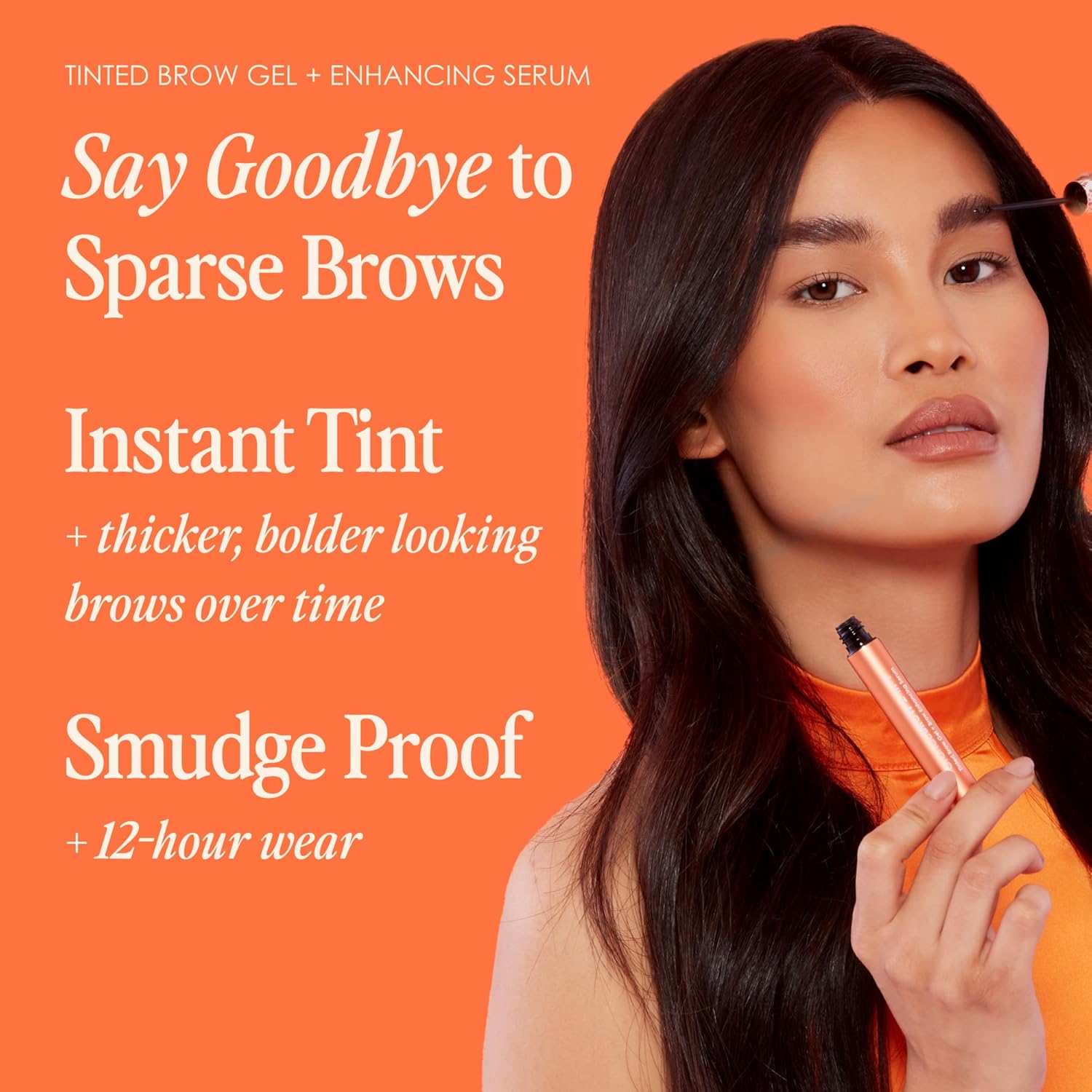 Grande Cosmetics GrandeBROW 2-in-1 Tinted Brow Gel + Brow Enhancing Serum - Image 3