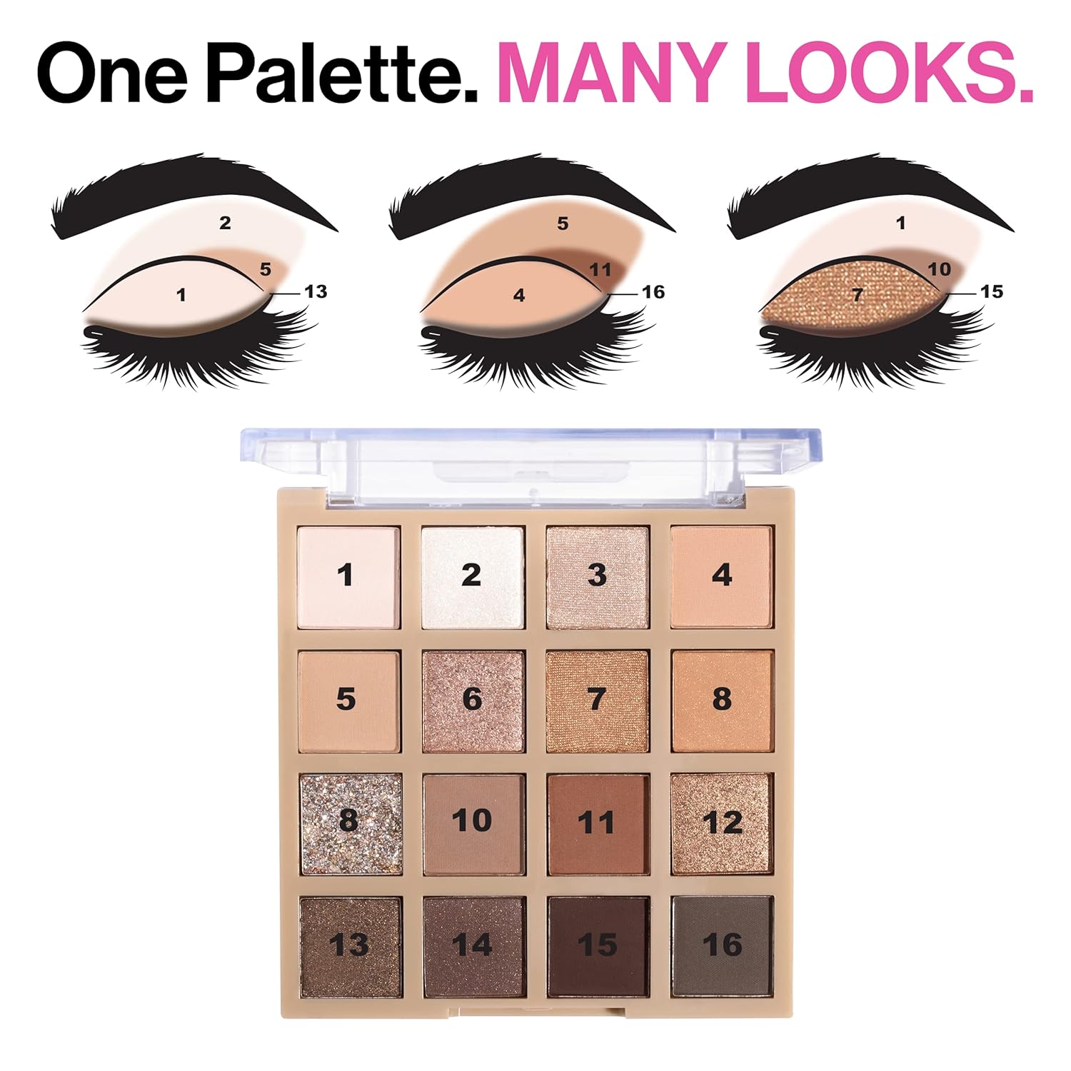 wet n wild Always Naked Palette, Nude Neutral Eye Makeup, Blendable, Warm And Cool Nude Pigments, Matte, Shimmer, Glitter, Creamy Smooth - Image 9