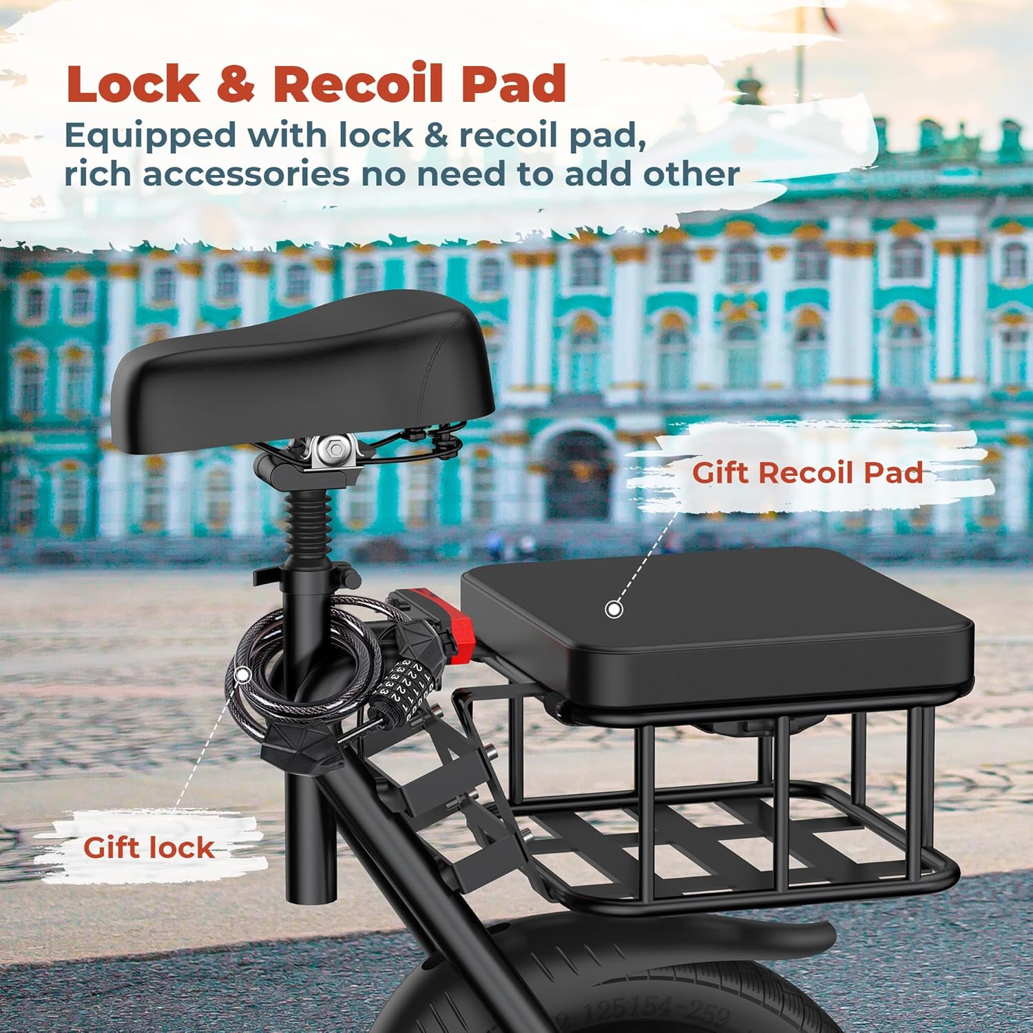 WERHY Electric Scooter,Max 27/49 Miles Ranges, Top Speed 22 mph, 500W Motor, 14'' Tires, Foldable E-Scooter with Suspension, Digital Display, Cruise Control,Rear Seat Box/Basket - Image 8