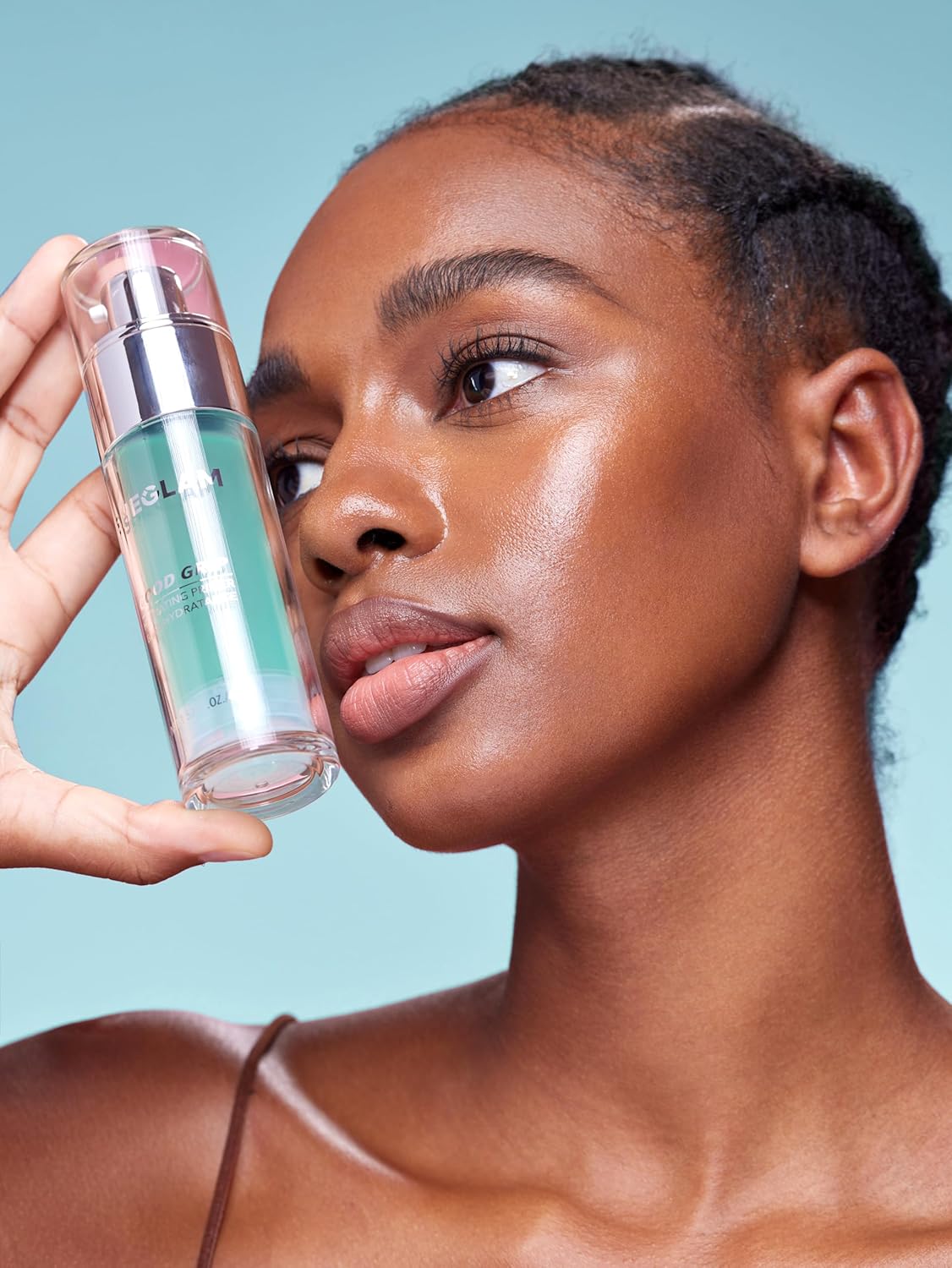 SHEGLAM Good Grip Hydrating Primer Oil Control Moisturizing Primer Gel Smooth Fine Lines Oil And Silicone-Free Face Primer-Green - Image 5