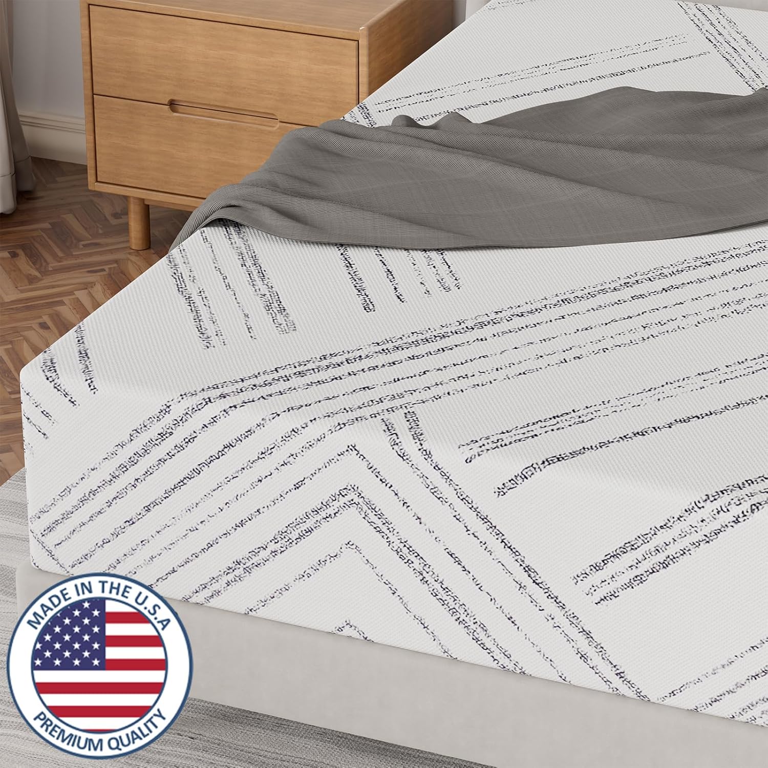 KOW Full Mattress Medium Firm, Full Size Mattresses 10 Inch in a Box, Gel Memory Foam Mattress for Cool Sleep and Pressure Relief, Mattresses with Removable Washable Cover, Made in USA,CertiPUR-US - Image 6