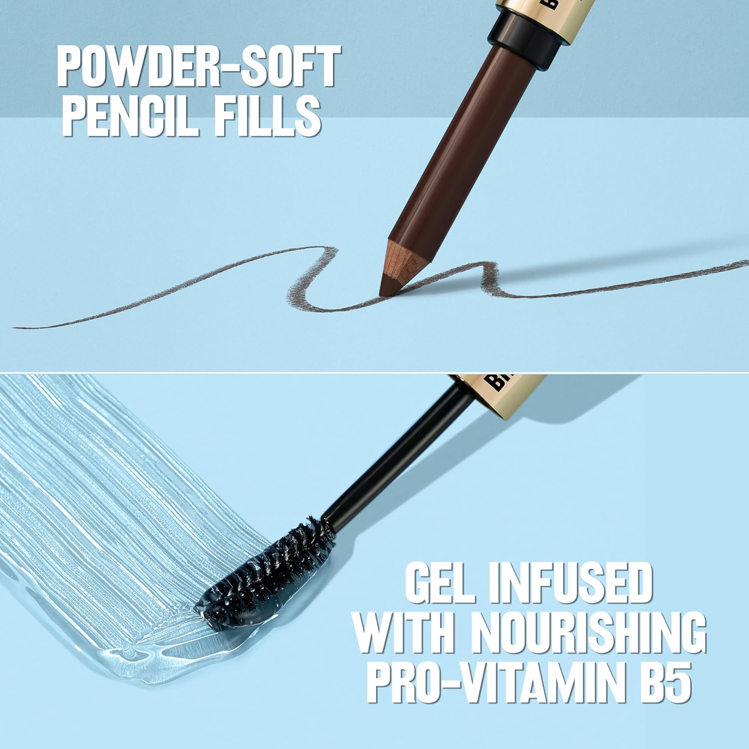 Revlon ColorStay Brow Fantasy, All In One Eyebrow Powder Pencil with Shaping Clear Gel, Gel Infused with Panthenol, Smudge-proof, 16HR Visibly Full Brows, 004 Dark Brown - Image 5