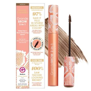 Grande Cosmetics GrandeBROW 2-in-1 Tinted Brow Gel + Brow Enhancing Serum