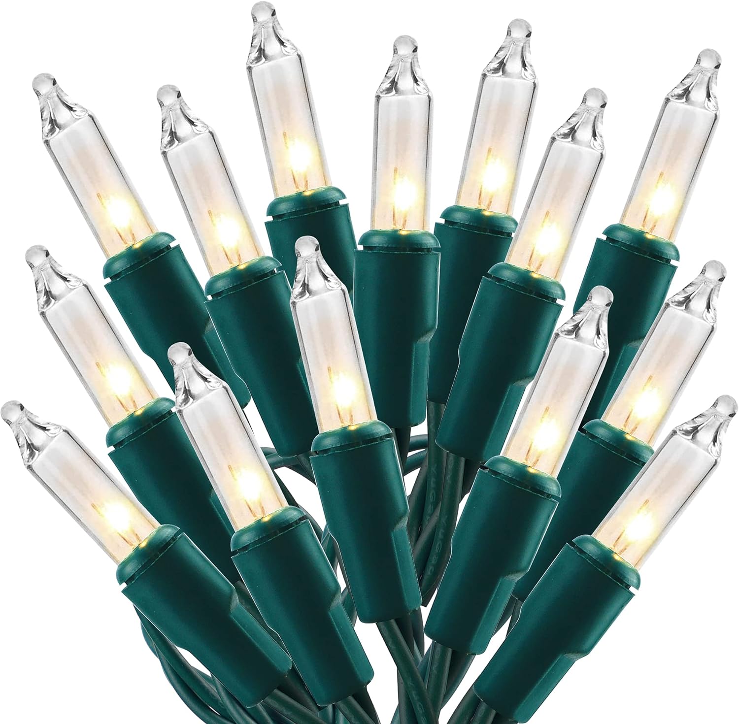 Christmas Lights, 150 Count 29 FT Christmas Mini String Lights, Green Wire Fairy Light, 120V UL Certified Connectable Xmas Tree Light for Patio, Holiday, Party, Outdoor Indoor Decoration, Warm White