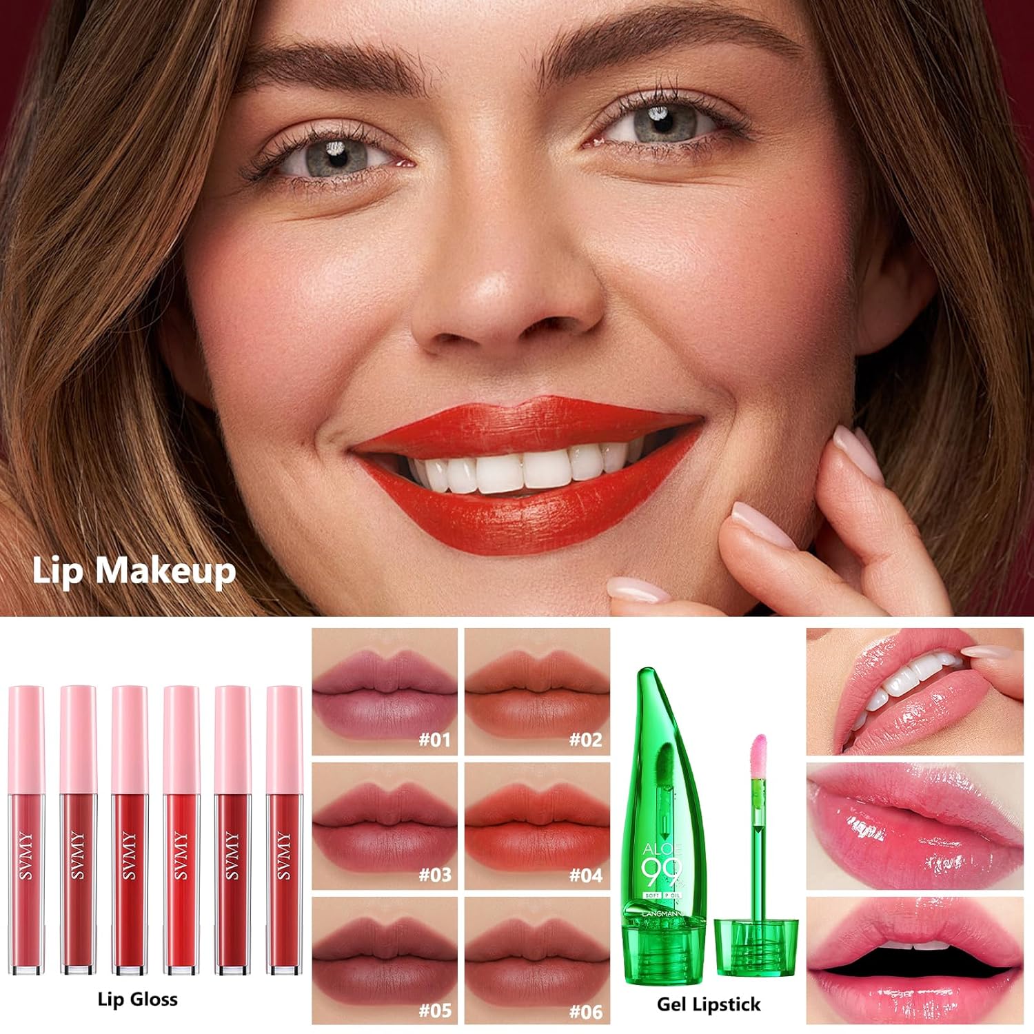 All in One Makeup Kit for Women Full Kit, Make Up Gift Set for Women, Makeup Essential Bundle Includes Foundation Face Primer Eyeshadow Contour Palette Lipstick Eyeliner Mascara Cosmetic Brush Set - Image 5