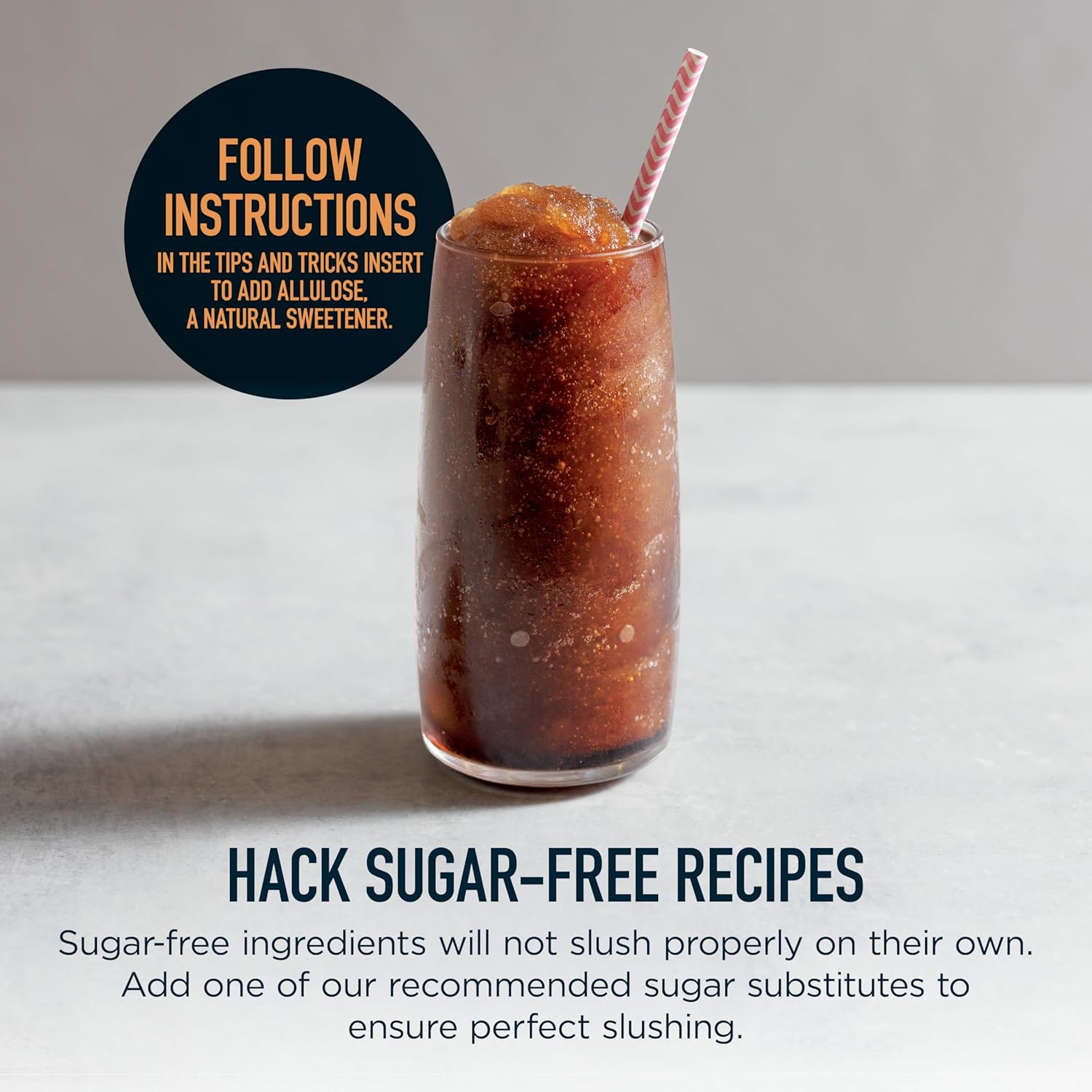 Ninja SLUSHi with RapidChill Technology, 88 oz. Frozen Drink & Slushie Machine, 5 Preset Programs, Margaritas, Frappés, and More, Premium Accents, Black, FS301 - Image 8