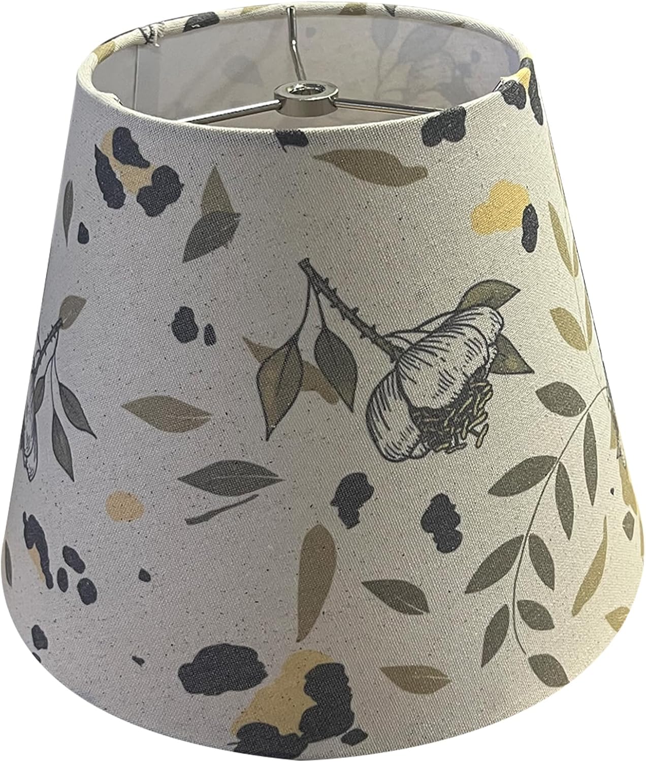TOOTOO STAR Printed Floral Lampshades, 6"x10"x7.5" inches Small Lamp Shades for Table Lamps & Wall Lamps, Modern Bell Lampshade Replacemnt