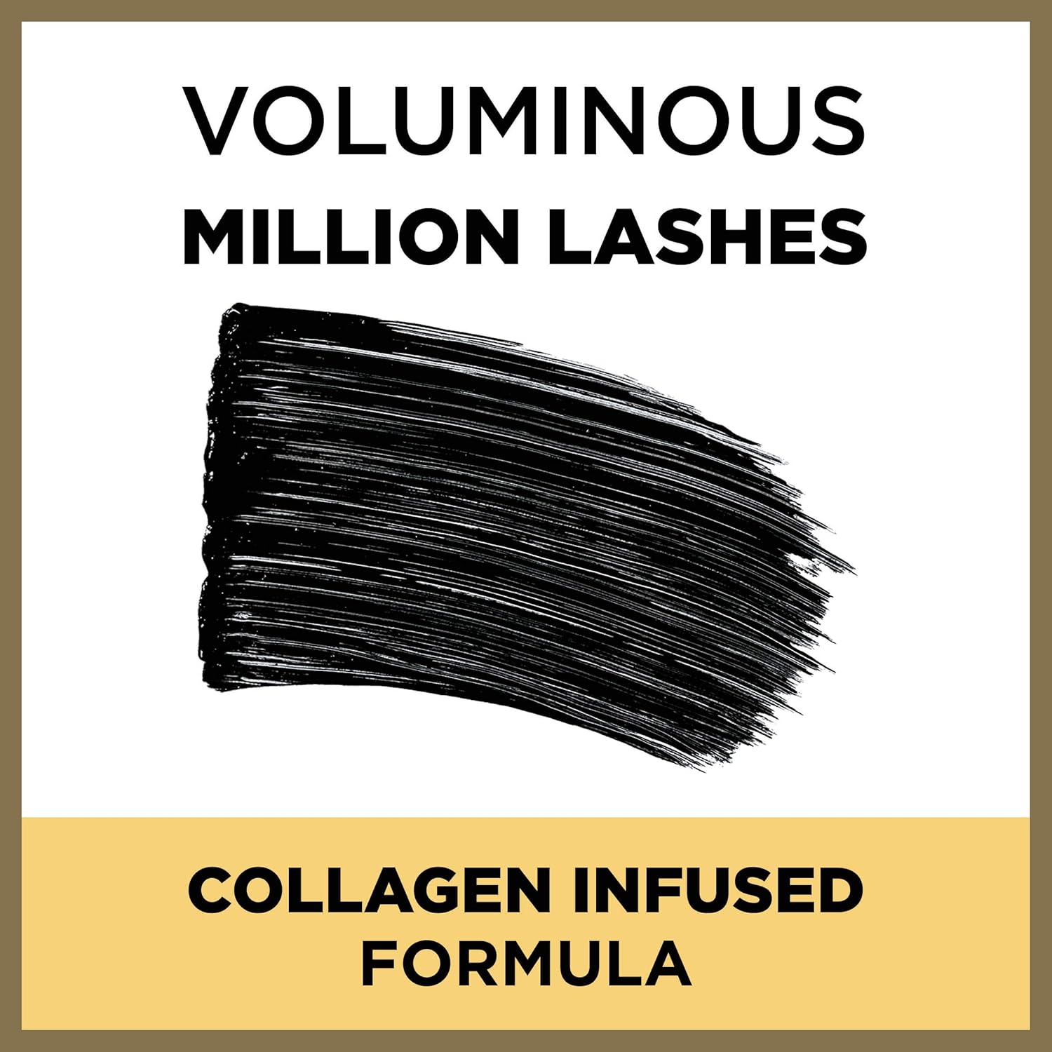 L’Oreal Paris Makeup Voluminous Million Lashes Mascara, Volumizing Collagen Infused Eye Makeup, Amplifying Mascara Brush, Washable, Black, 0.32 Fl Oz., 1 Count - Image 3