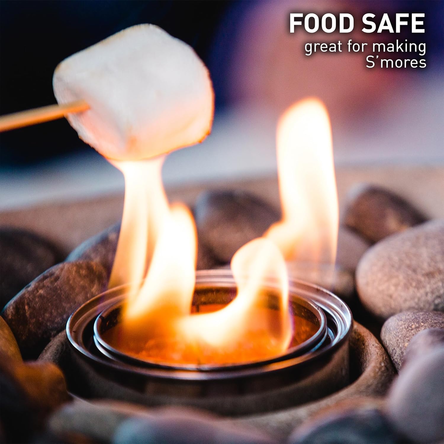 Solo Stove Pure Gel Fuel Can, Made in The USA, for Indoor/Outdoor Use, Perfect for Making Smores, Tabletop Fire Pit, Clean-Burning and Smoke-Free (12.3 oz. - Pack of 6) - Image 4