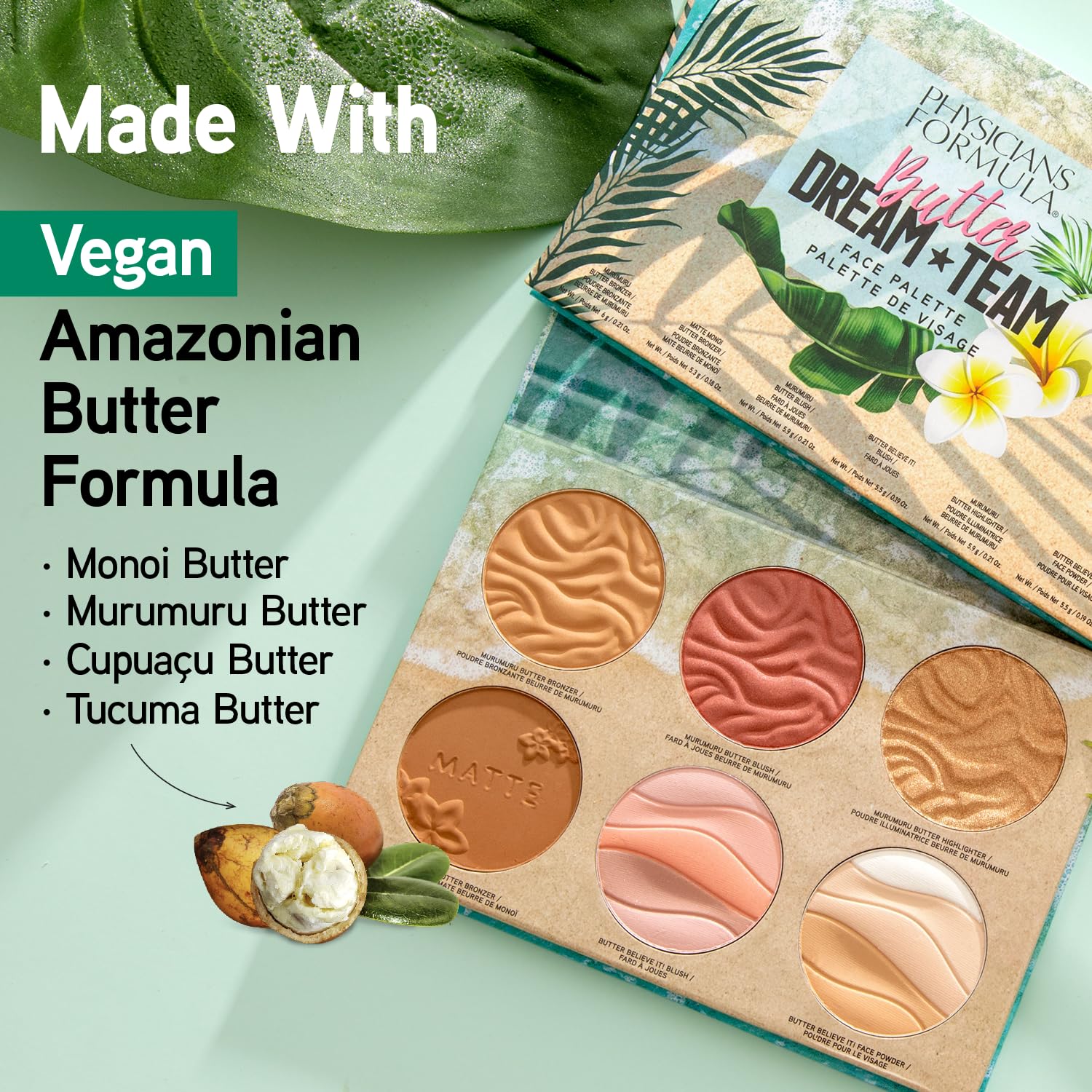 Physicians Formula Butter Palette, Nourishing Bronzer, Blush, Highlighter, and Moisturizing Face Powder Blend, Cruelty Free - Dream Team - Image 5