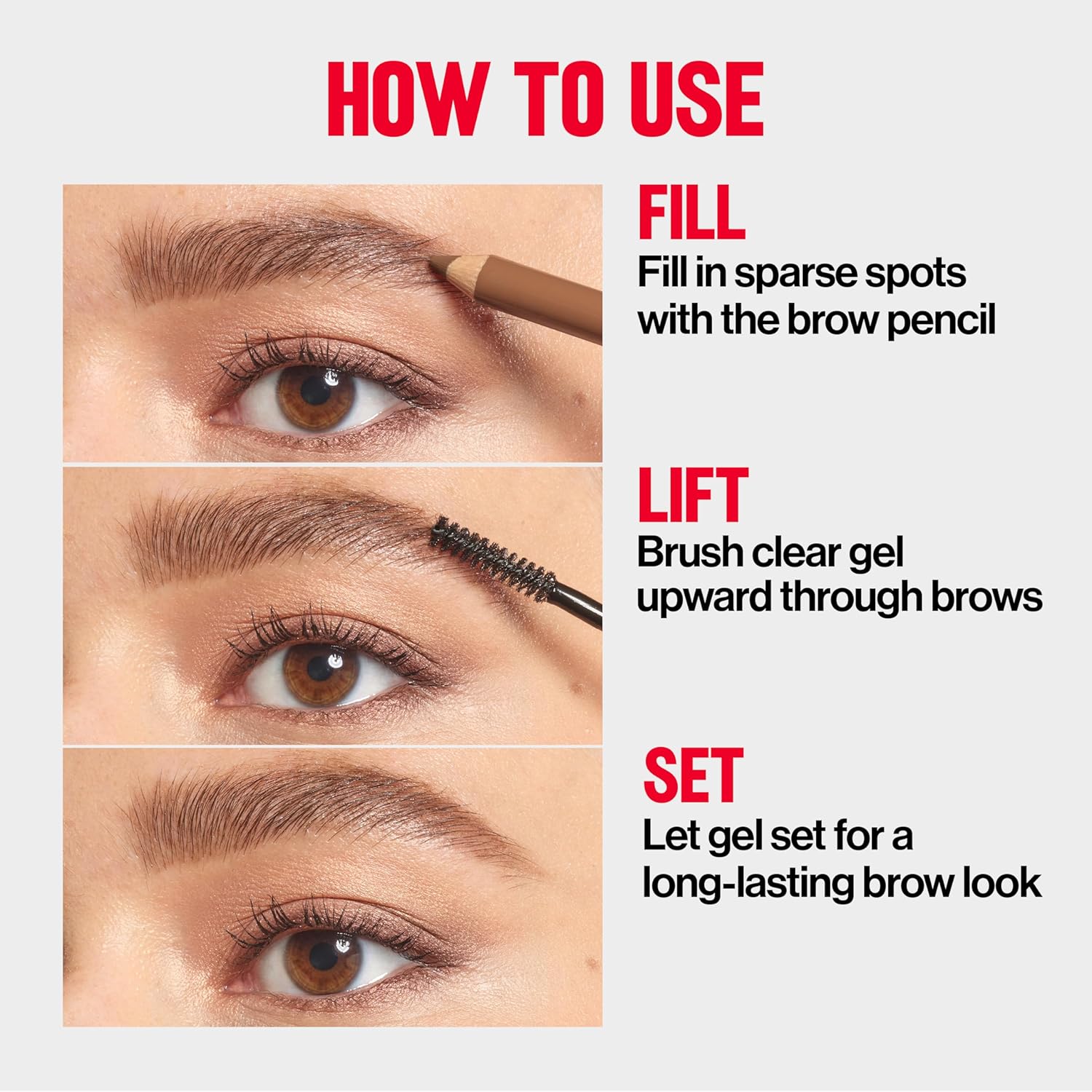 Revlon ColorStay Brow Fantasy, All In One Eyebrow Powder Pencil with Shaping Clear Gel, Gel Infused with Panthenol, Smudge-proof, 16HR Visibly Full Brows, 004 Dark Brown - Image 11
