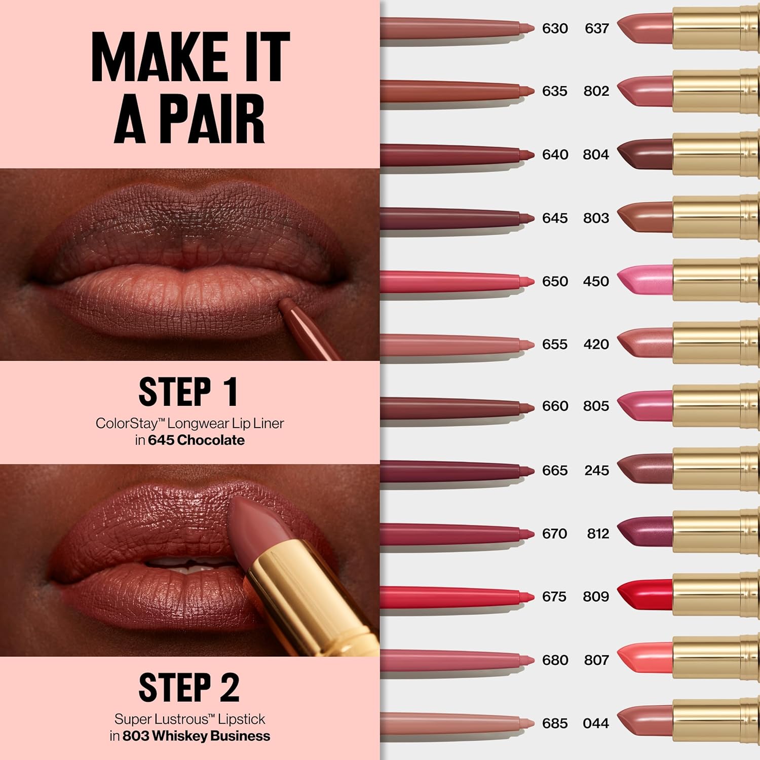 Revlon Colorstay Lip Liner Makeup with Built-in-Sharpener, Longwear Rich Colors, Smooth Application, 670 Wine, 0.01 oz - Image 8