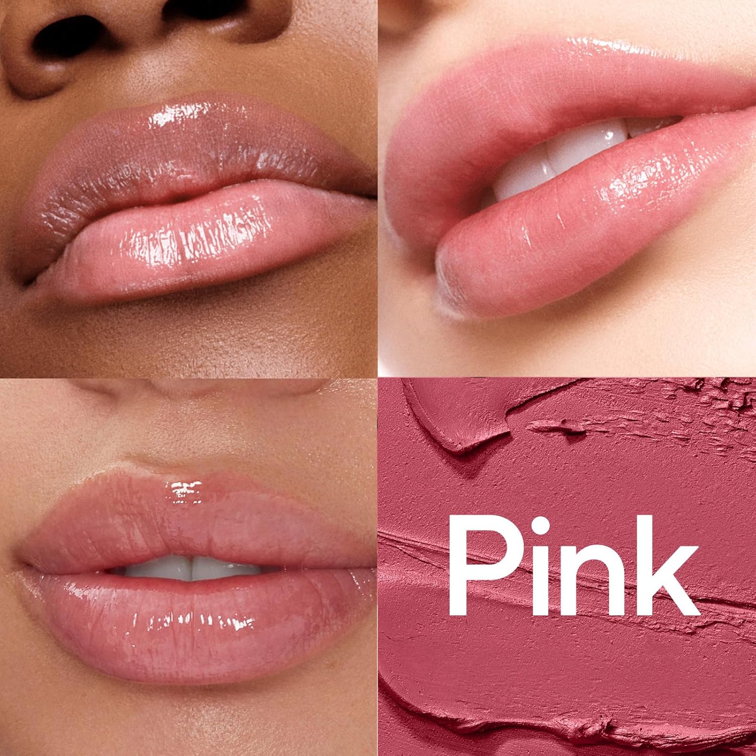 Honey Lipstick Tinted Lip Balm, Sheer Lightweight Lip Stain for All Skin Tones, Moisturizing Nourishing Lipstick for Women All Skin Tones, a Hint of Natural Cherry Tint, Pack of Black & Pink - Image 4