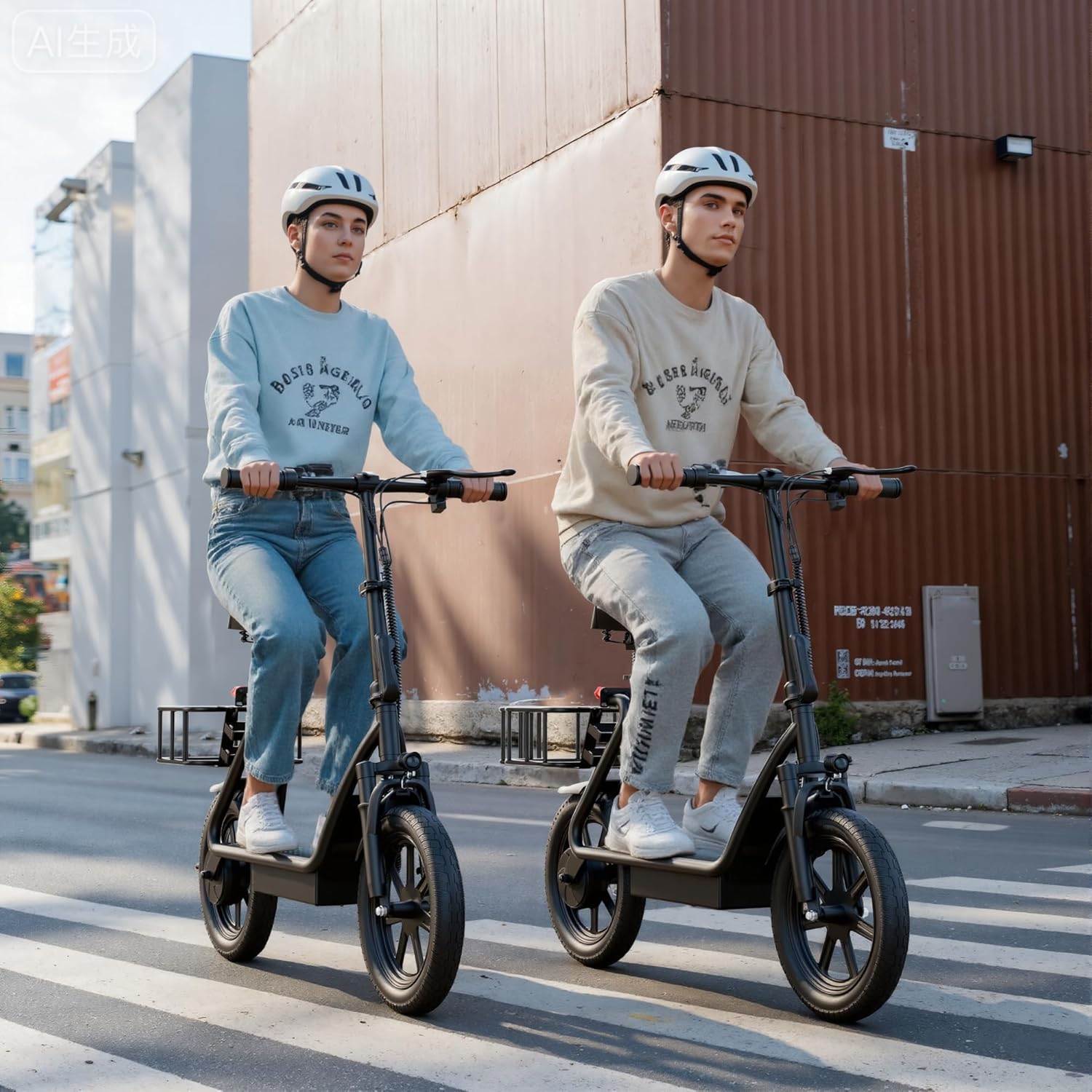 NAVIC Electric Scooter Adults,18/27/49Mile Range,Electric Scooter for Adults,Top Speed 22Mph,350/500W Motor,8.5"/14'' Tires,Foldable e Scooter with Back Basket,APP - Image 8