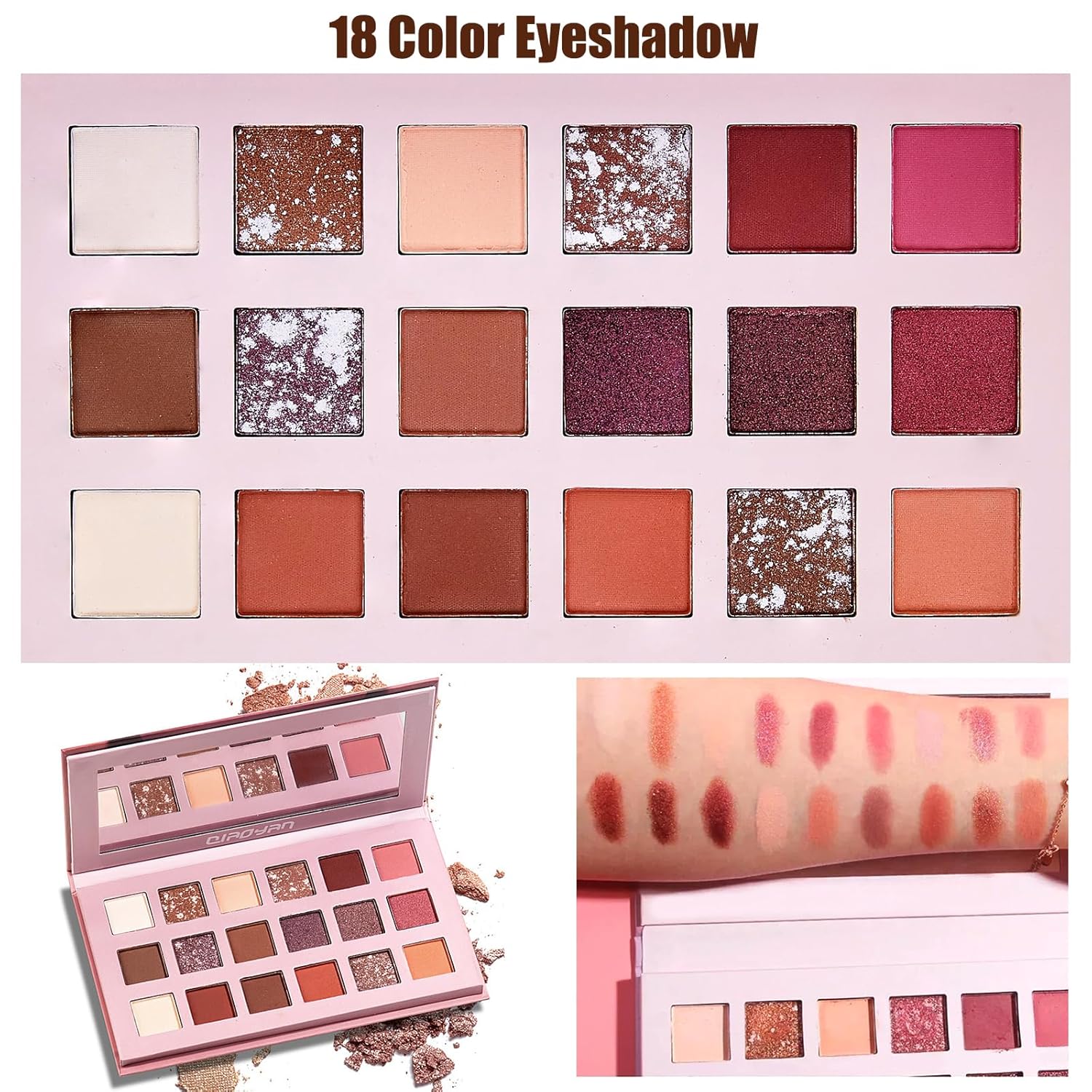 All in One Makeup Kit for Women Full Kit, Make Up Gift Set for Women, Makeup Essential Bundle Includes Foundation Face Primer Eyeshadow Contour Palette Lipstick Eyeliner Mascara Cosmetic Brush Set - Image 7