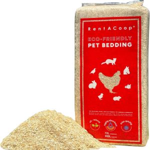 RentACoop Extra-Soft Premium Hemp Bedding (300L) for Chicken Coops, Nesting Boxes, Rabbits, Guinea Pigs, Hamsters, Reptiles, Horses & More – Super Absorbent, Low Dust, Odor Control
