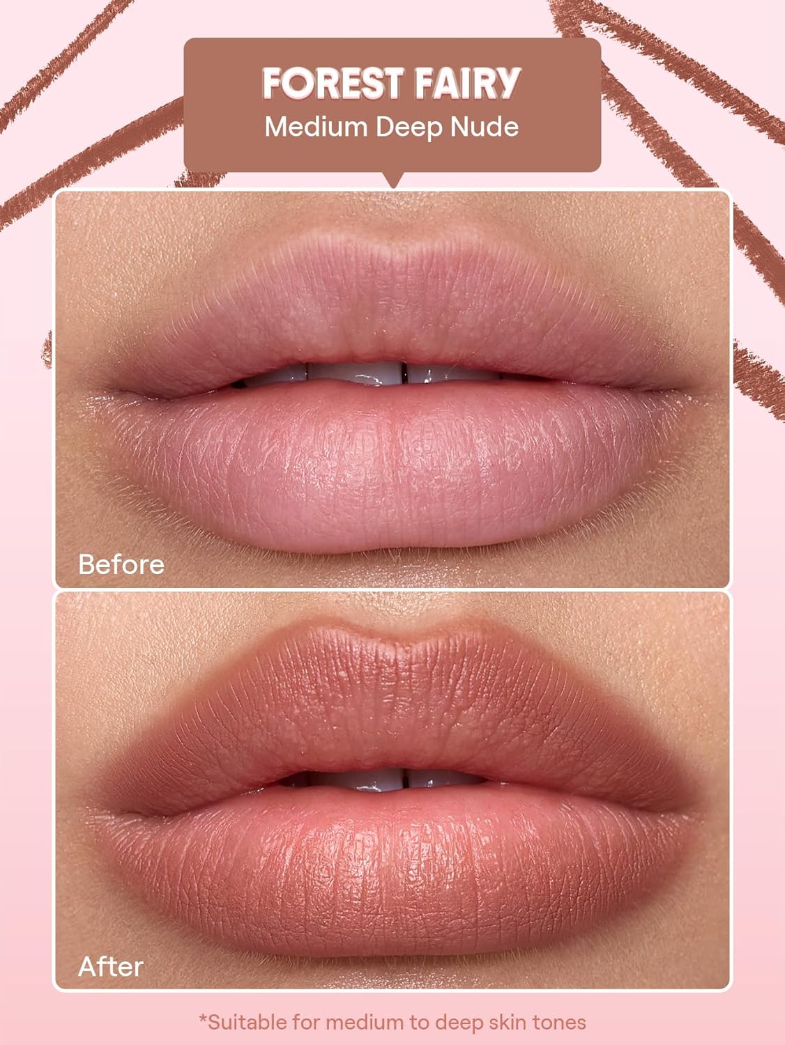 SHEGLAM Cloudline Blur Lip Liner Long Lasting,Vegan & Cruelty-Free Lip Stain-Forest Fairy - Image 2