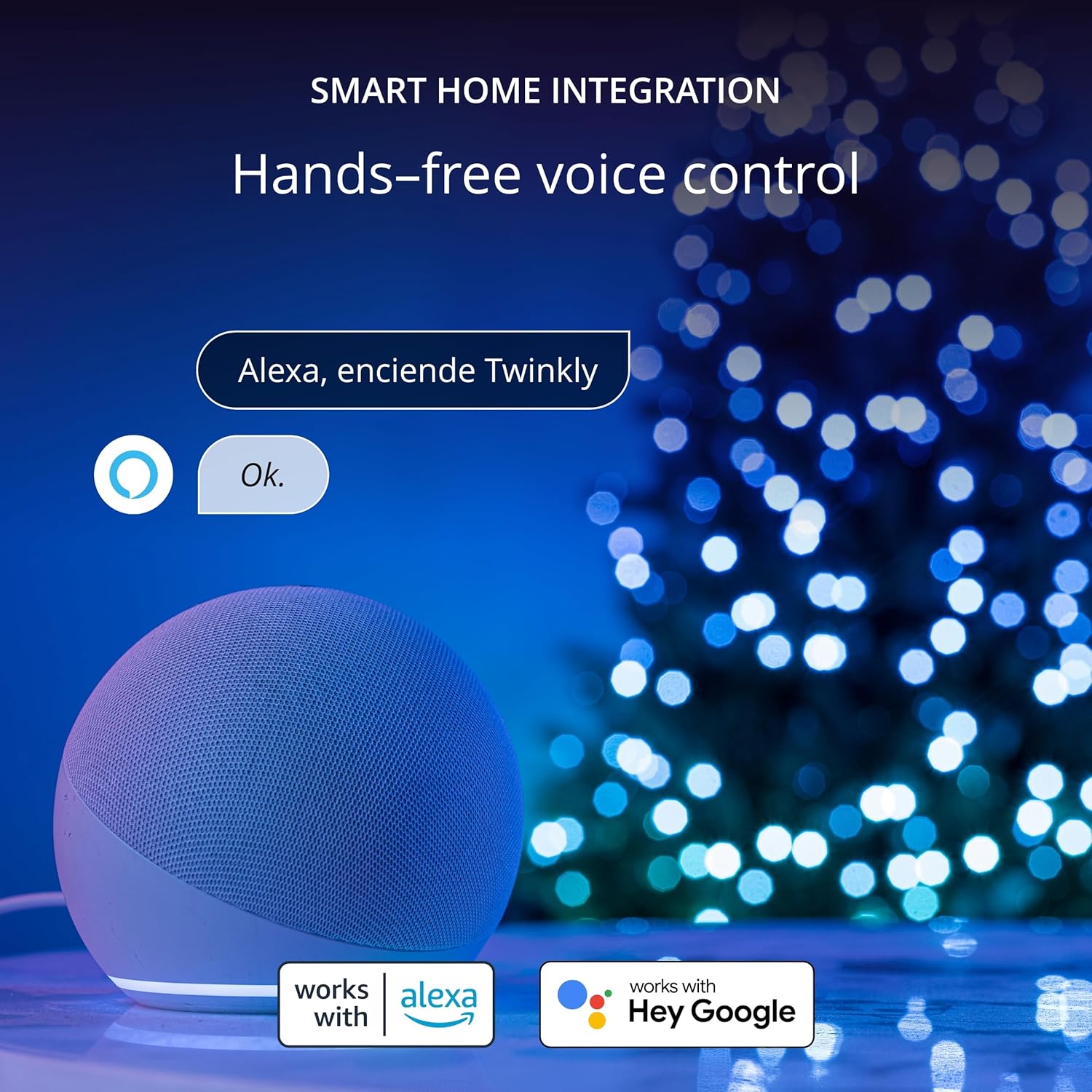 Twinkly Strings 600 LED RGB, LED Light String, Smart Multicolor LED Lights, Christmas Lights, Mappable LEDs, IP44, Green Wire, Packaging May Vary, 157.5ft - Image 6