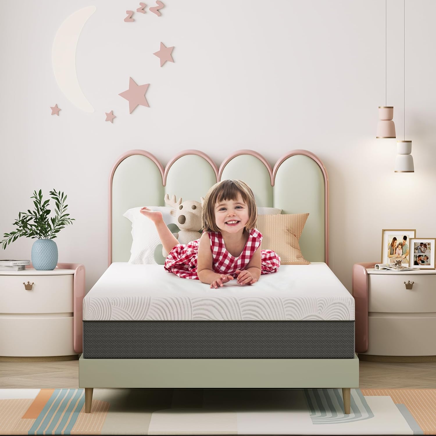 8 Inch Twin XL Mattress Gel Memory Foam for Cool Sleep & Pressure Relief, Medium Mattress in a Box, Removable Washable Cover, No Fiberglass - Image 5