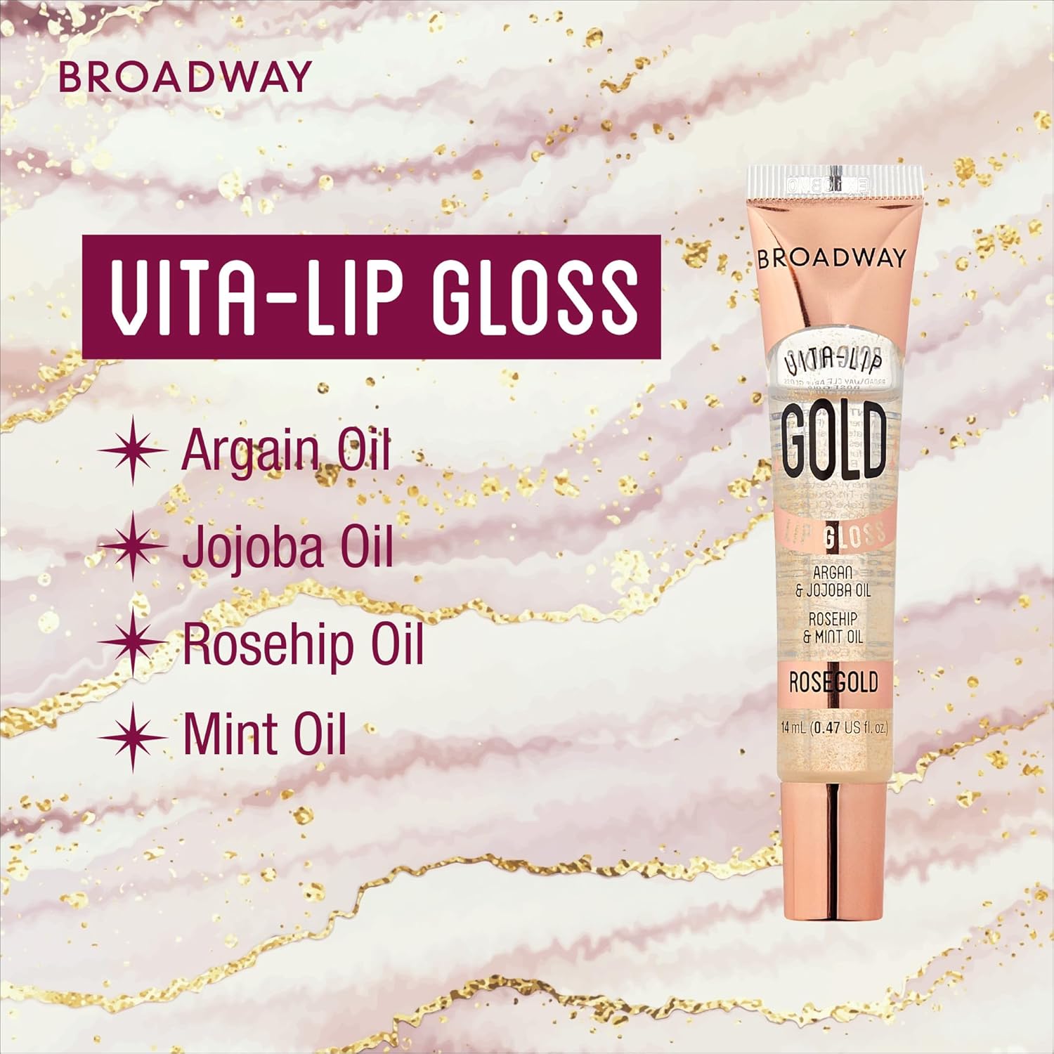 Ruby Kisses Broadway Vita-Lip Clear Lip Gloss (10 Pack), Ultra-Hydrating & Soothing Formula with Vitamins, High-Shine Non-Sticky Finish Lip Balm with Mint, Rosehip, Coconut, Mango, Argan, Honey, Shea - Image 6