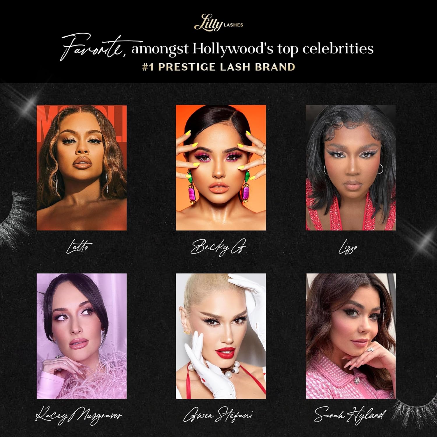 Lilly Lashes 3D Self Adhesive Eyelashes, No Lash Glue Needed, Body Heat Activated Press on Lashes, Reusable Self Adhesive Eyelashes Up to 5x, Easy to Apply & Remove (GoGetter) - Image 5