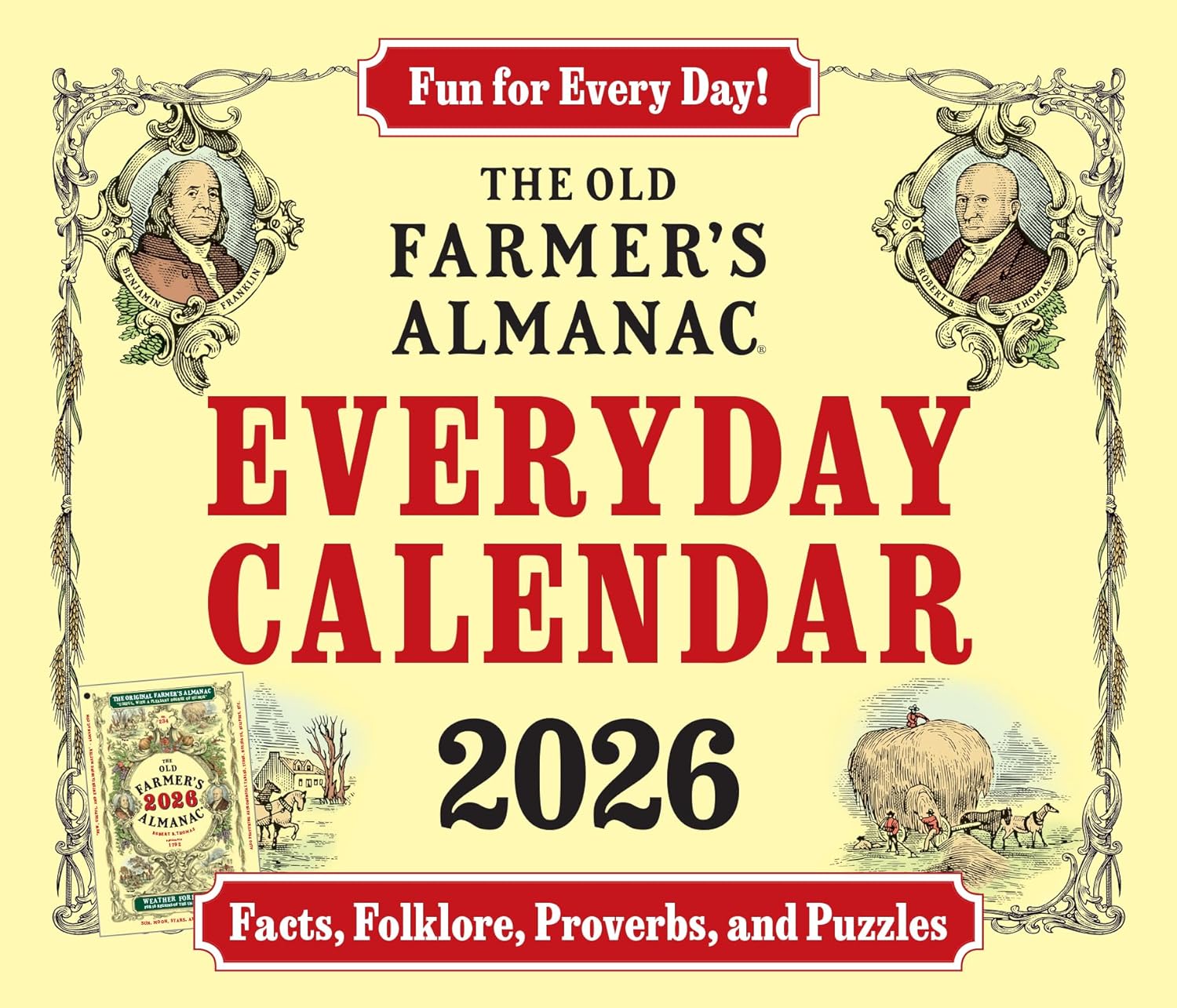The 2026 Old Farmer's Almanac Everyday Box Calendar
