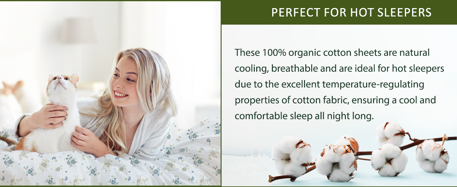 100% Organic Cotton Sheets