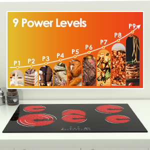 30 inch electric induction cooktop