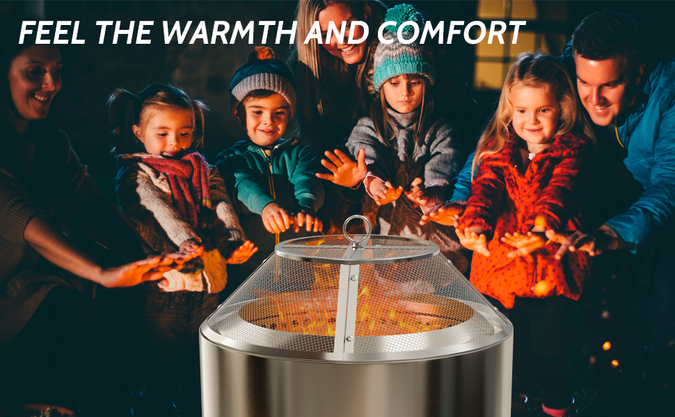 Fire Pit Spark Screen