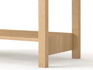 Wood End Table Night Stand for Bedroom