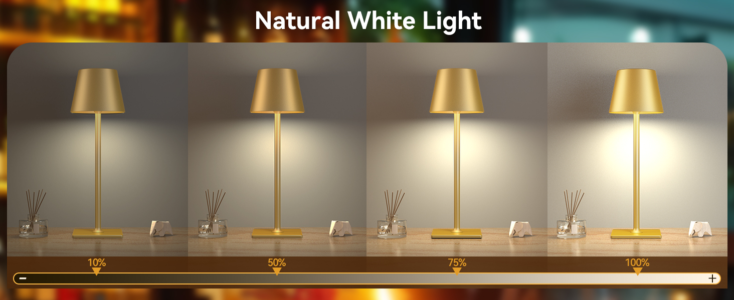 dimmable table lamp wireless