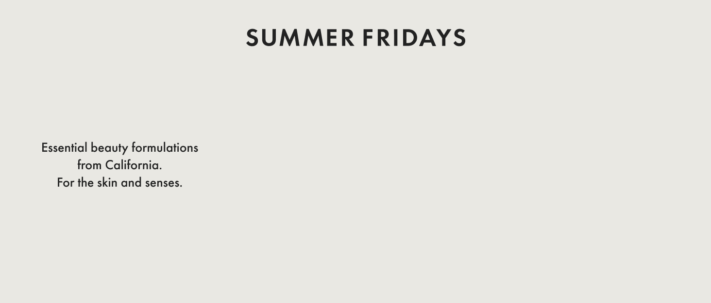 Summer Fridays