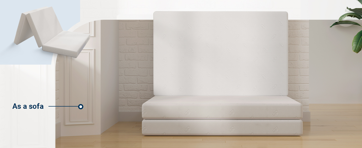 Avenco tri-fold mattress