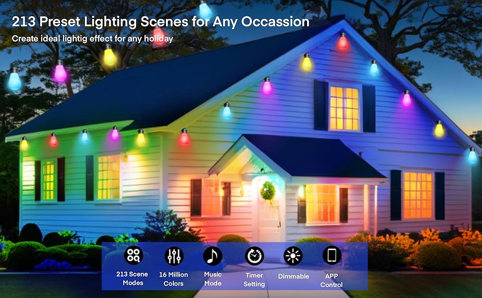 outdoor string lights