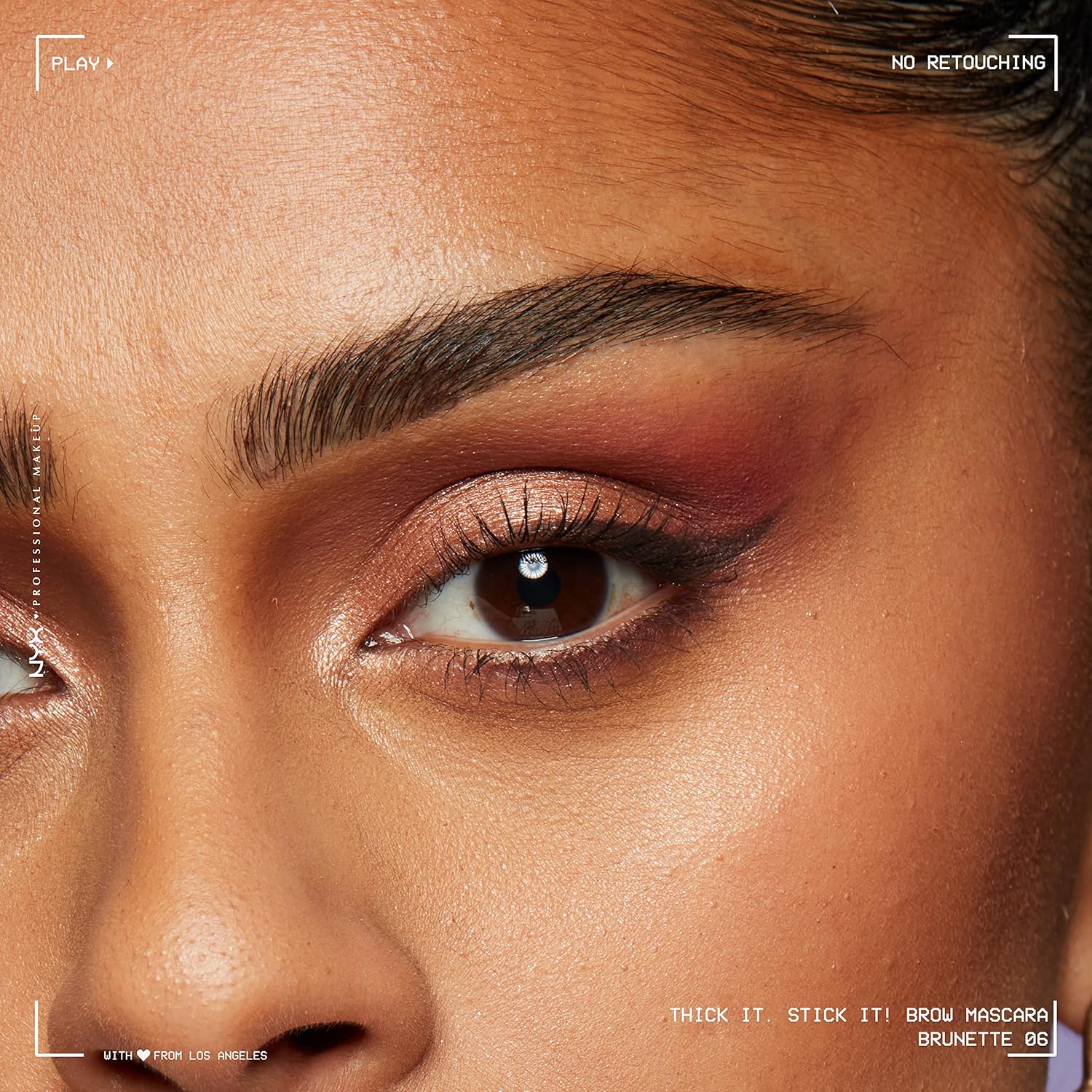 NYX PROFESSIONAL MAKEUP Thick It Stick It Thickening Brow Mascara, Eyebrow Gel - Brunette - Image 4