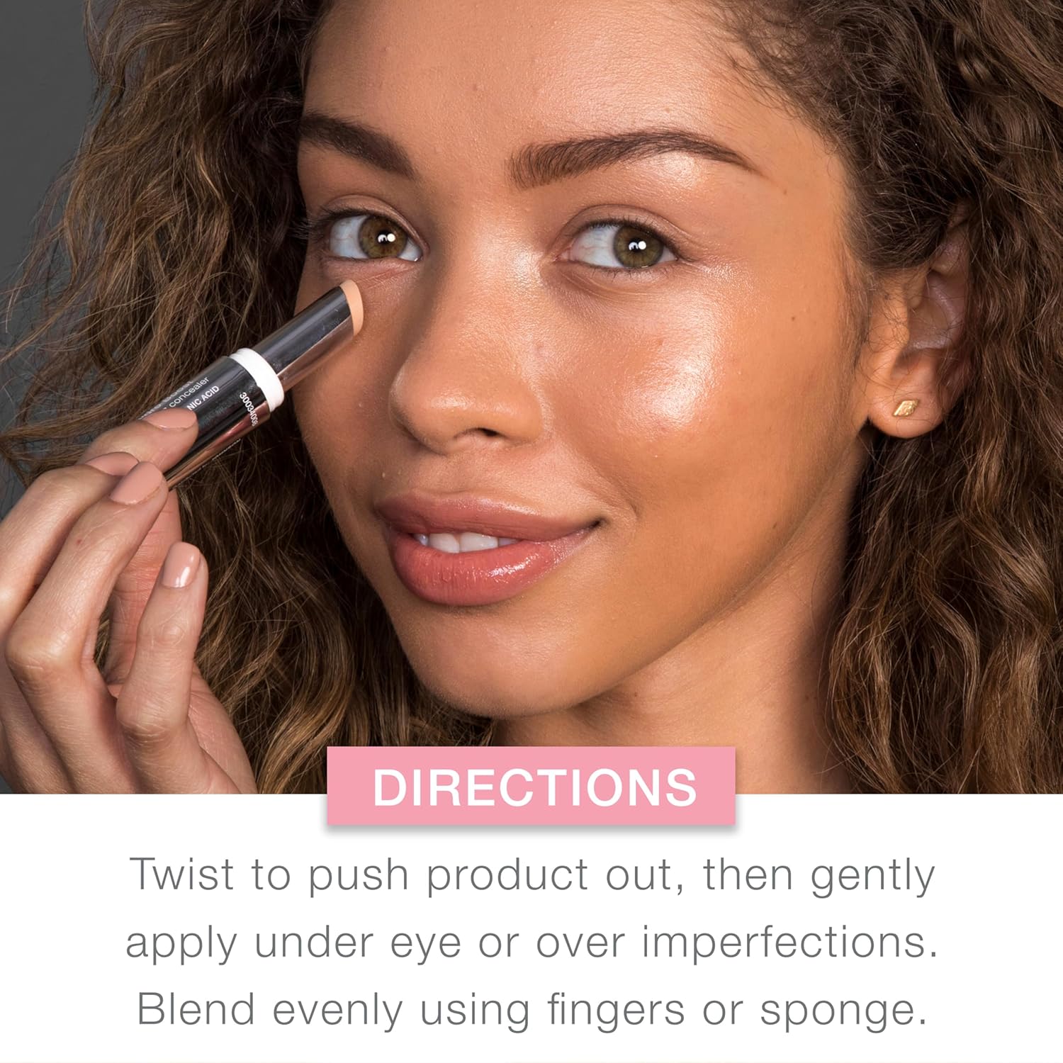 Neutrogena Hydro Boost Hydrating Concealer Stick, Oil-Free, Lightweight Cover-Up Makeup with Hyaluronic Acid Refreshes Dry Skin & Provides Buildable Coverage, 10 Fair, 0.12 Oz - Image 6