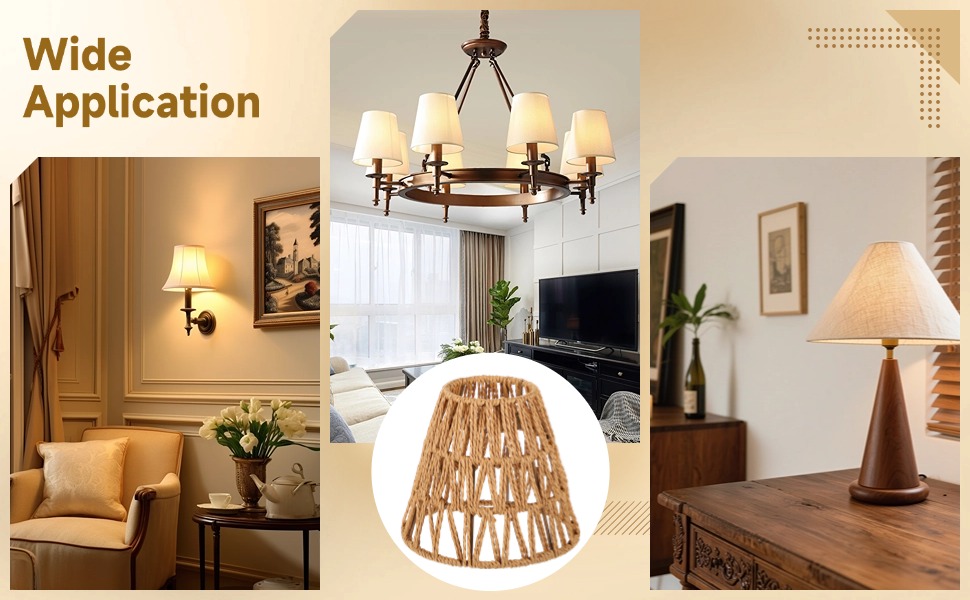 Rattan Lampshades
