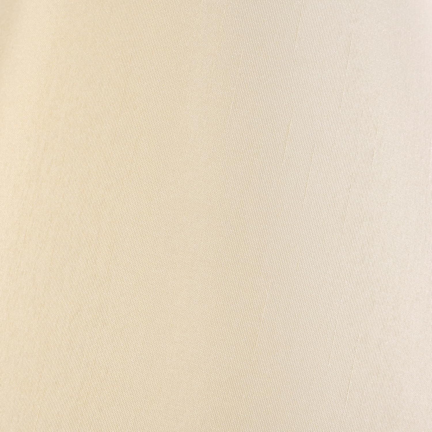 Set of 6 Yellowish Beige Chandelier Lamp Shades, 4" Top x 6" Bottom x 5" Height (Clip on Bulb) Small Lamp Shade, Faux Silk Fabric Lampshade for Wall Lamp, Desk Lamp, Replacement Lampshade by GO&SO - Image 3