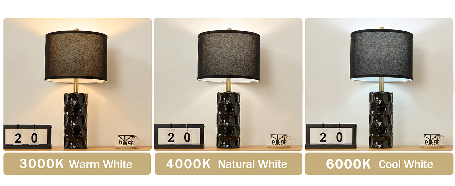 black table lamps set of 2