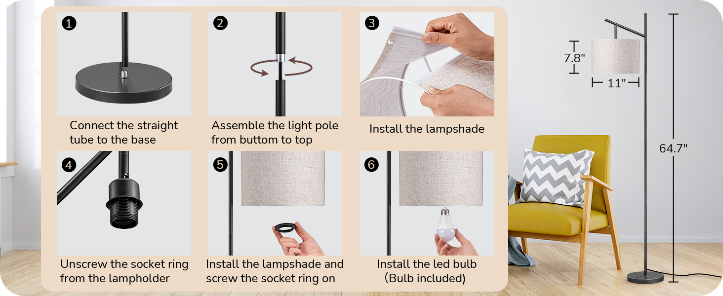 Floor Lamps for Living Room