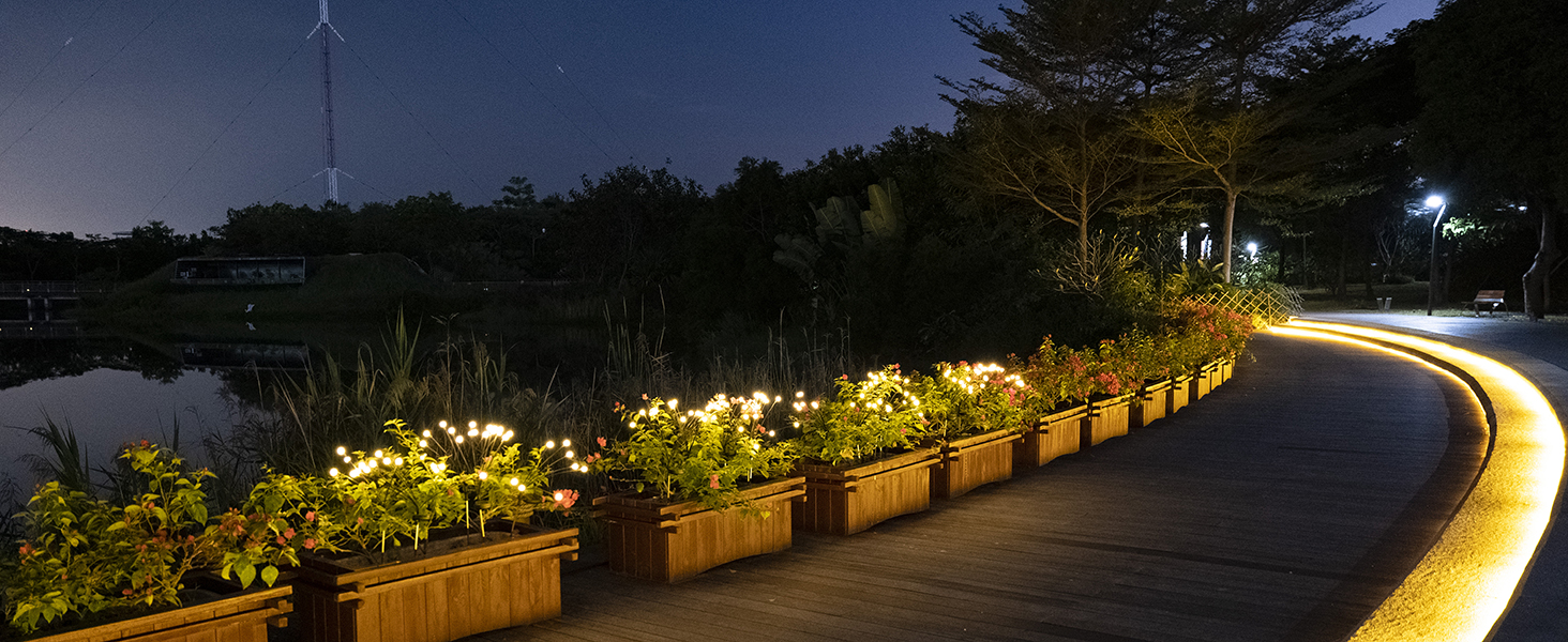 solar flowers swaying solar garden lights solar flowers outdoor waterproof solar garden lights