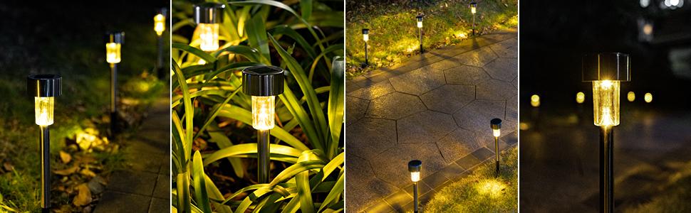 solar path lights